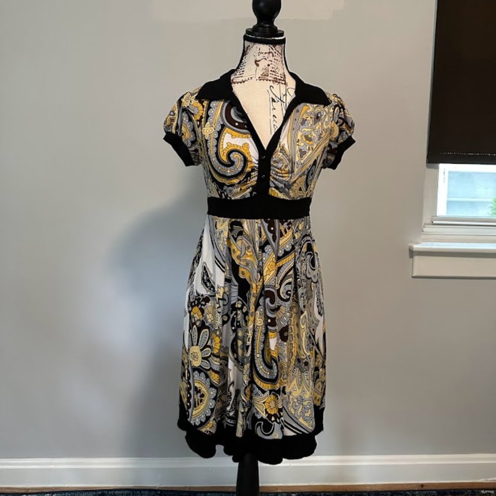 XOXO Pattern Dress - Size M